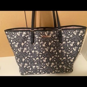Michael Kors Blue Floral Jet Set Carryall
